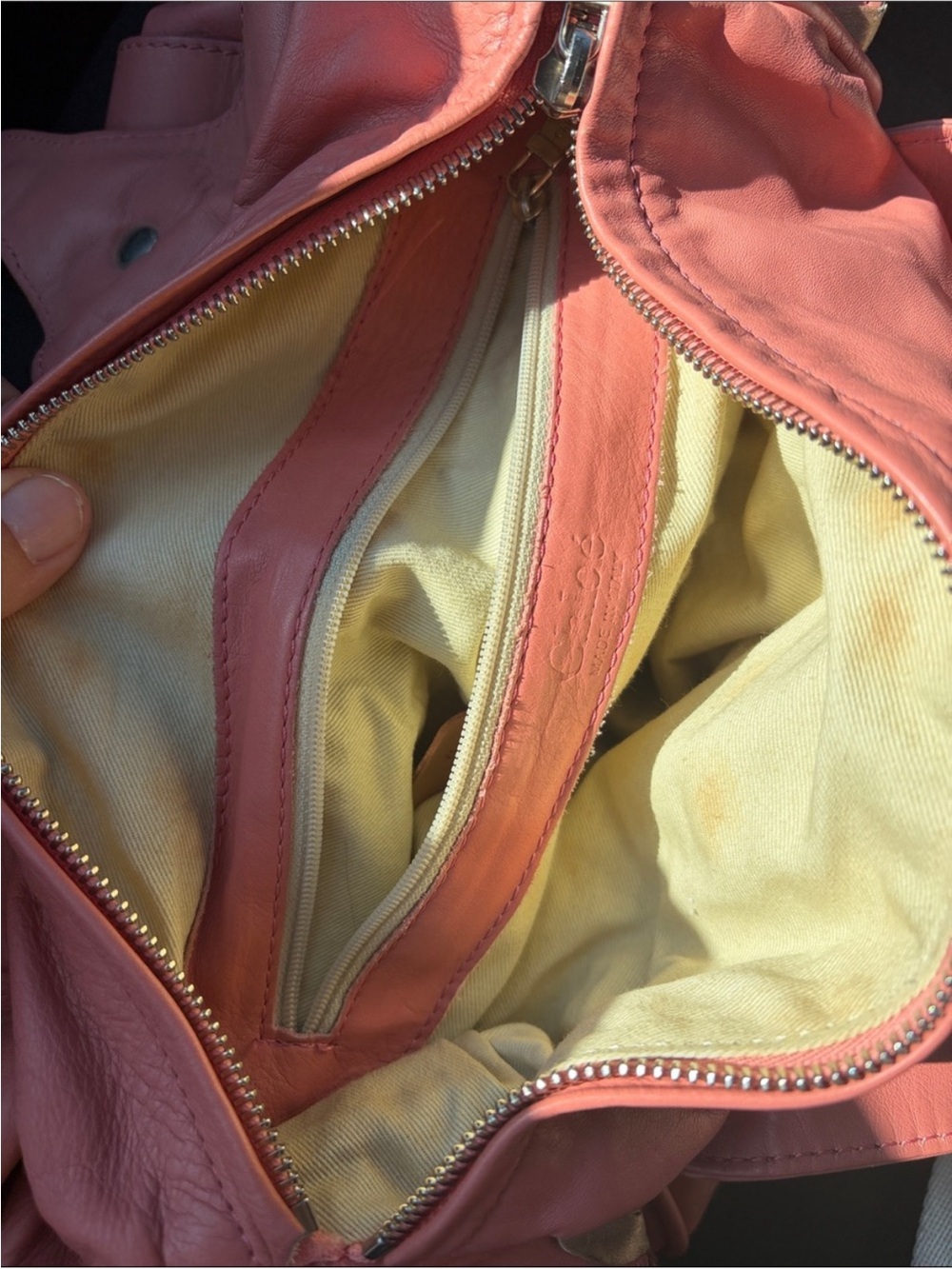 Chloe Silverado Bag in Porcelain Pink - Picture 7 of 12